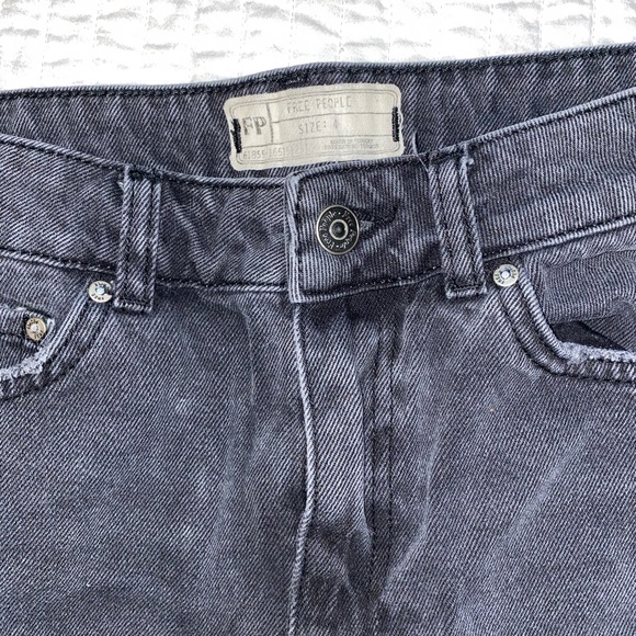 Free People Sode-Embellished denim mini skirt - Picture 4 of 6